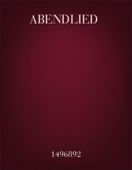 Abendlied Two-Part choral sheet music cover Thumbnail